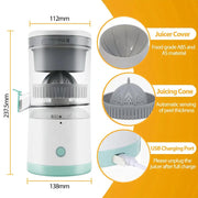 Electric Citrus Juicer Orange Lemon Juice Fruit Squeezer Press Machine Extractor – view 3