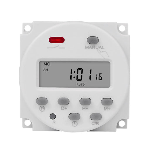 12V 16A LCD Day Programmable Timer Time Relay Switch 24 Hour 7 Mini Dc – view 1