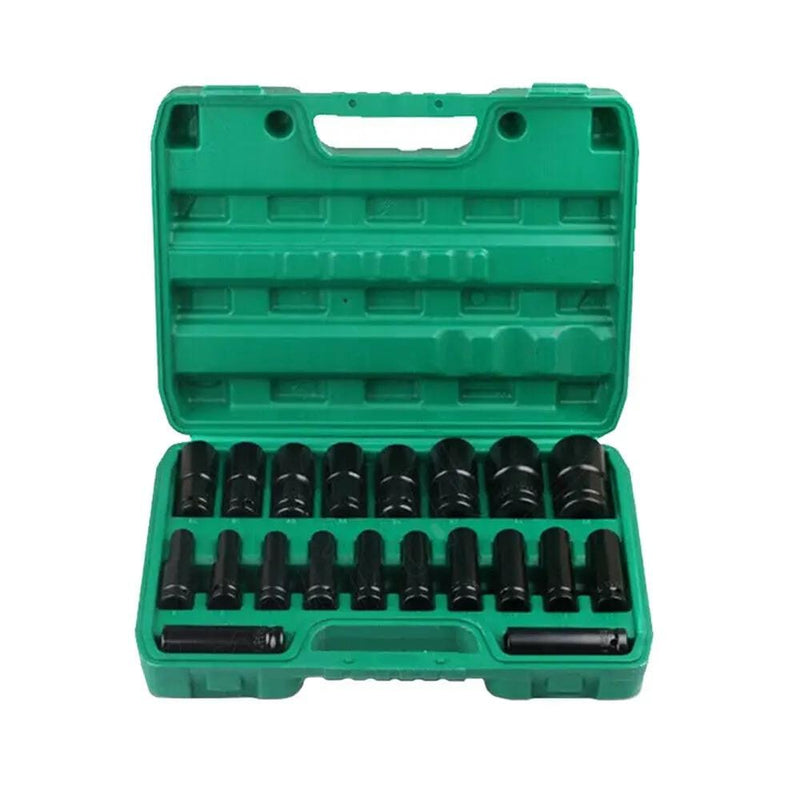 salelink.co.nz Unbranded 20PCS 1/2" Socket Set 8-32MM 20Pcs One Half Inch Socket Set 8 32mm Tools Pro