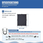 112x72cm Kayak Cockpit Drape Waterproof Seal Cockpit Cover – view 4