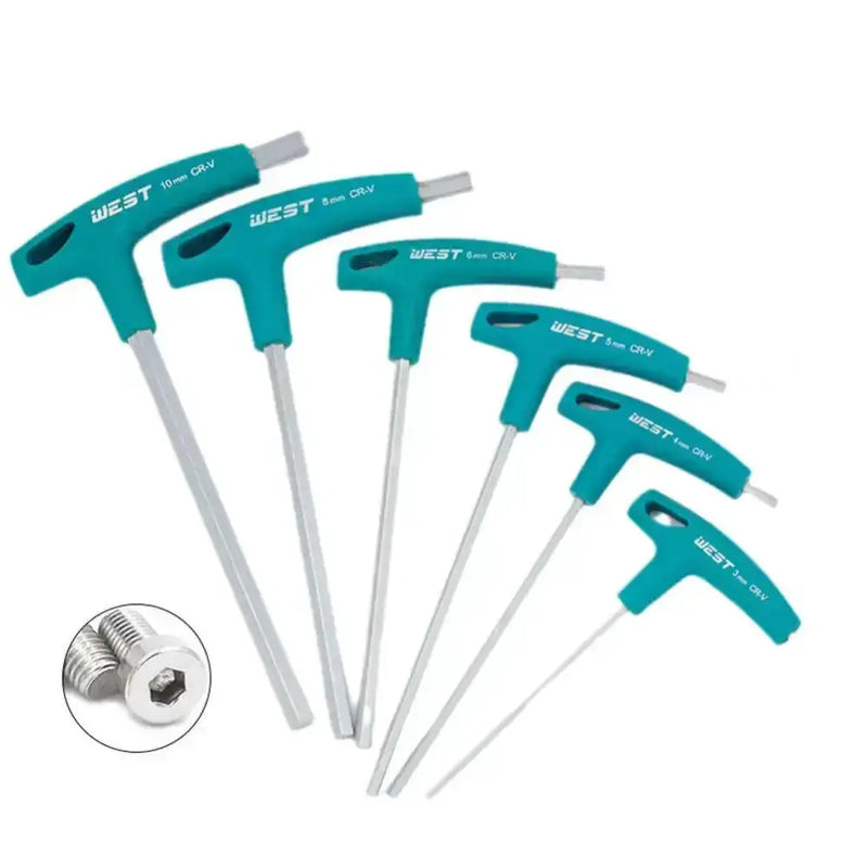 T-Handle Hex Allen Key Set – 2mm to 10mm (different sizes available) – view 4