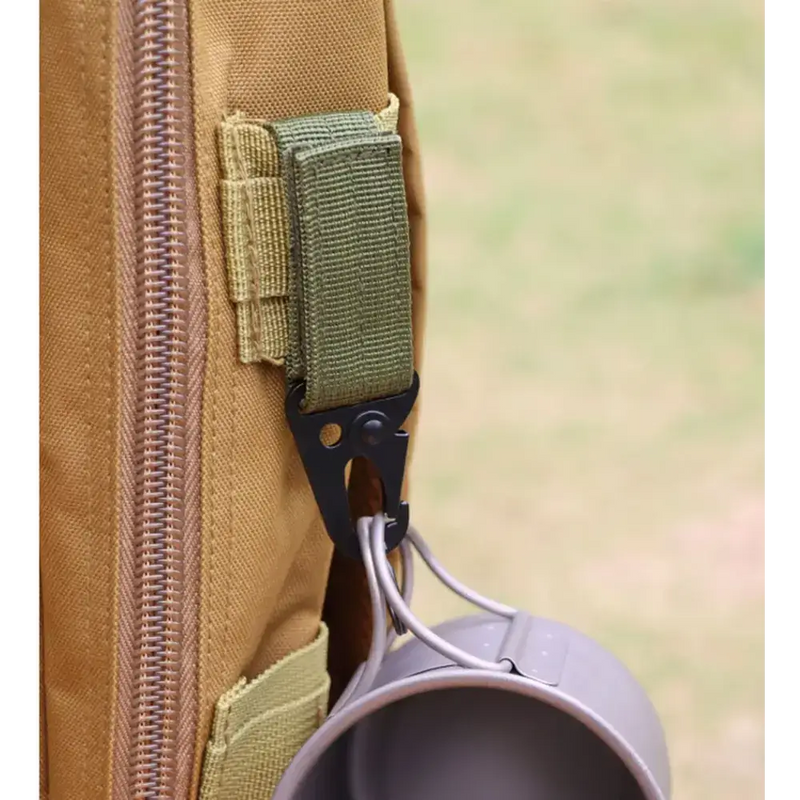 Habicare SS Tactical Buckle Habicare Tactical Webbing Buckle with Hook Clip