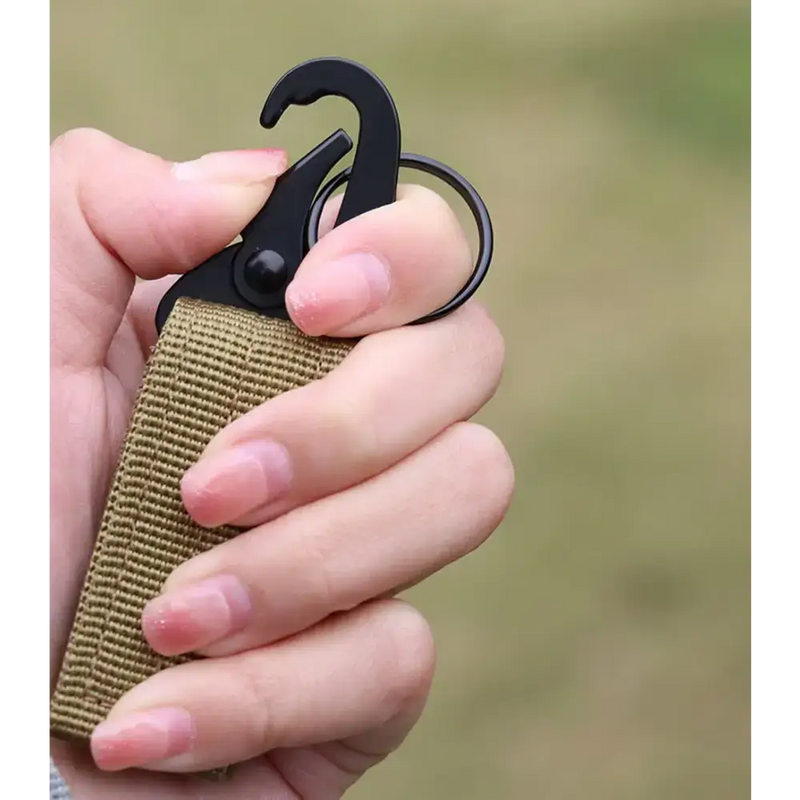 Habicare SS Tactical Buckle Habicare Tactical Webbing Buckle with Hook Clip
