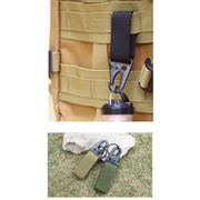 Habicare SS Tactical Buckle Habicare Tactical Webbing Buckle with Hook Clip