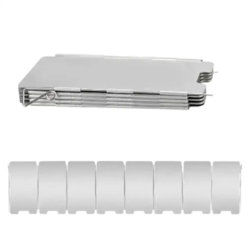 Tall Aluminium Stove Windscreen – Foldable Gas Burner Shield – view 2