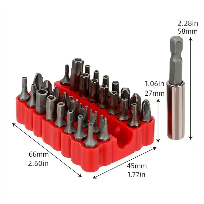 Habicare HBC Tamper-Proof Security Bit Set with Holder (33pcs) Tamper-Proof Security Bit Set with Holder (33pcs)