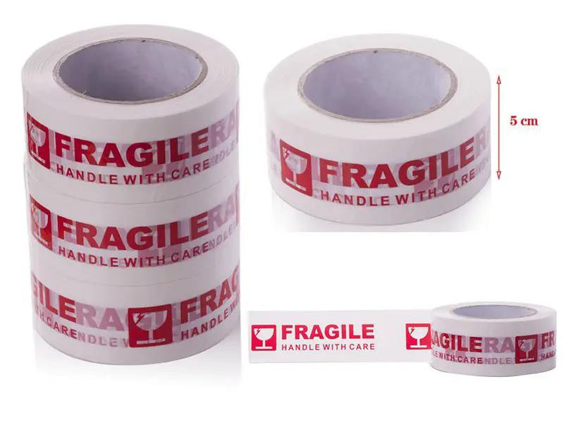 dealonline.co.nz dealonlinenz FRAGILE Packaging Tape - (5 Rolls) 48MM Fragile Packaging Tape 5 Rolls 48mm Wide