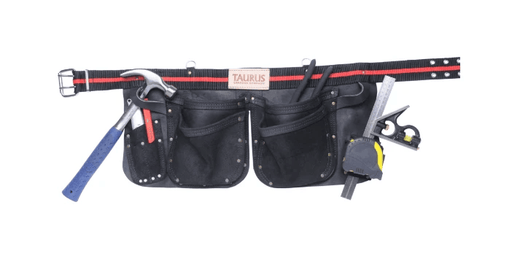 Taurus Full Leather Traditional Split-Leg Apron for Professionals Premium Heavy-Duty NZ Leather with 4 Pockets