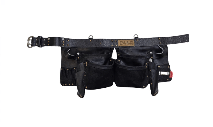 Taurus Leather PRO4 Split Leg Apron Belt For Professionals Durable NZ Full Grain Leather Organized Tool Storage