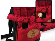 dealonline.co.nz dealonlinenz Pet/Puppy Travel Carry Bag, Red, L Red Pet Travel Carrier Backpack for Small Dogs Up To 5.5kg