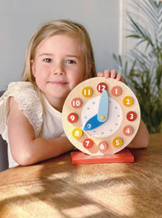 Curious Moonbeam Numeracy Teaching Clock – Mentari | Wooden Educational Toy NZ Teaching Clock – Mentari | Wooden Educational Toy NZ