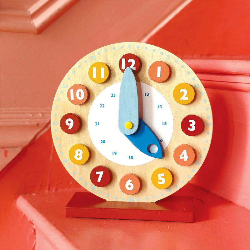 Curious Moonbeam Numeracy Teaching Clock – Mentari | Wooden Educational Toy NZ Teaching Clock – Mentari | Wooden Educational Toy NZ