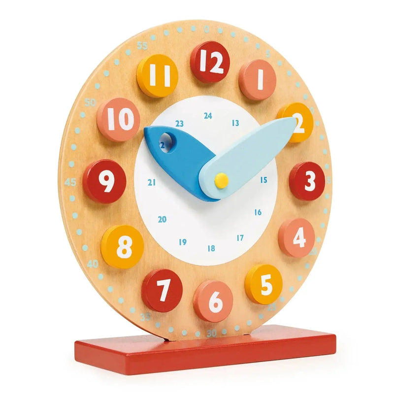 Curious Moonbeam Numeracy Teaching Clock – Mentari | Wooden Educational Toy NZ Teaching Clock – Mentari | Wooden Educational Toy NZ