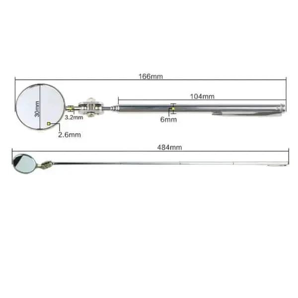 9eight5 Tools & Kits (multipurpose) Telescopic Inspection Mirror Telescopic Inspection Mirror