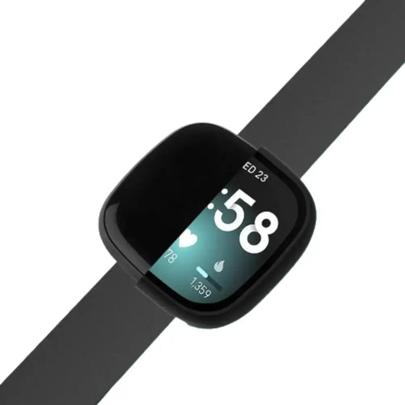 Habicare TWS Tempered Glass Case for the Fitbit Sense Tempered Glass Case for the Fitbit Sense