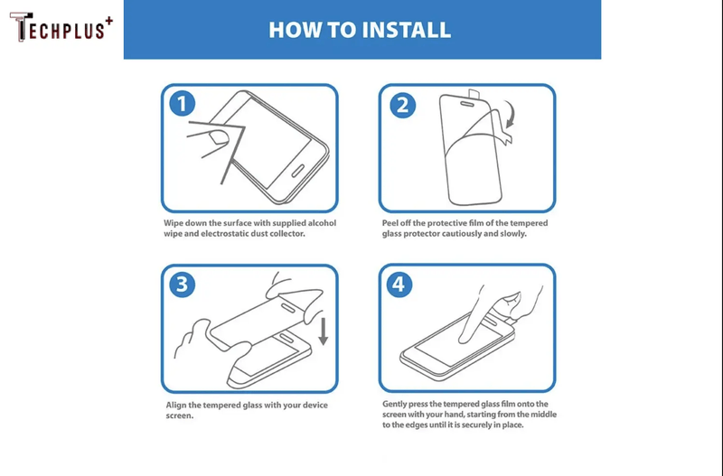 techplus iPhone 14 Pro Max Glass Screen Protector iPhone 14 Pro Max Glass Screen Protector | NZ