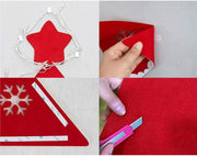 salelink.co.nz Unbranded DIY Felt Christmas Tree with Light DIY Felt Christmas Tree with Light | Action Outdoors NZ