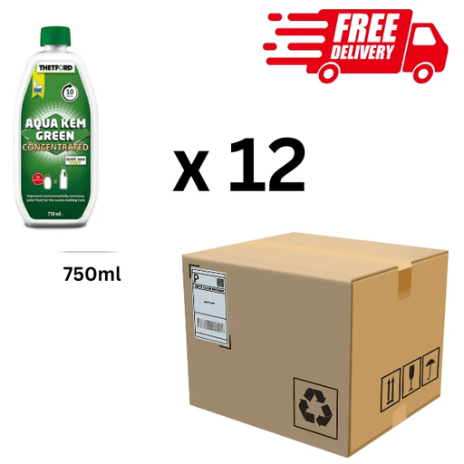 Thetford Aqua Kem Green Concentrated - 750ml - Box of 12