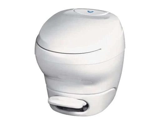Thetford Bravura High Permanent RV Toilet With Foot Pedal Flush For Campers And Tight Spaces – view 1