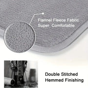 Thick Absorbent Bathroom Mat – Non-Slip Solid Colour Floor & Door Mat (5 colours available) – view 8