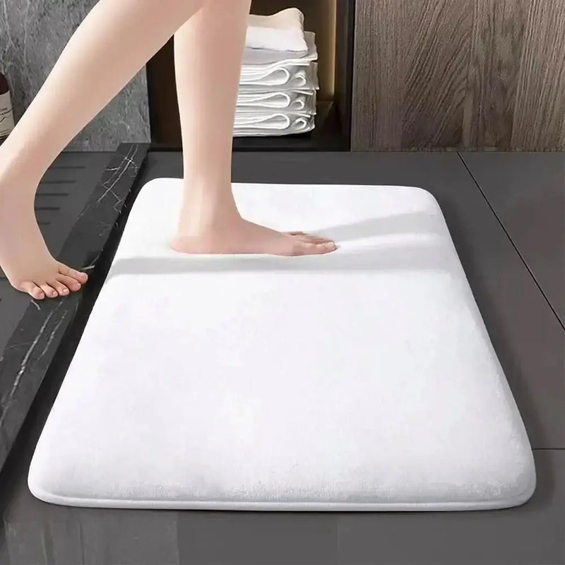 Thick Absorbent Bathroom Mat – Non-Slip Solid Colour Floor & Door Mat (5 colours available) – view 11