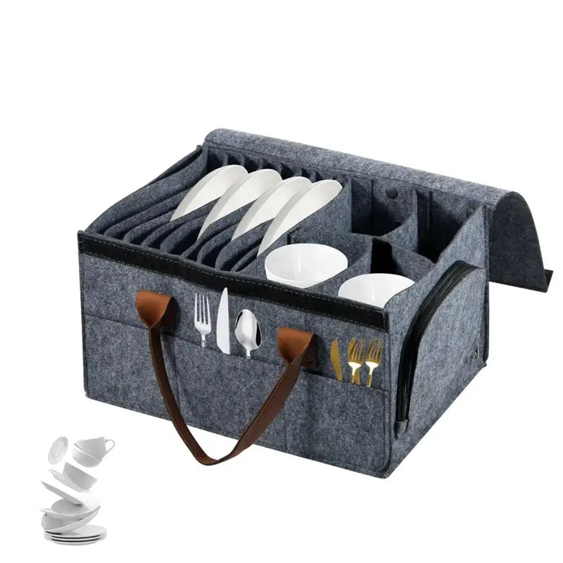 Habicare SS Thick Felt Board Dish & Cup Storage Rack for RV Thick Felt Board Dish & Cup Storage Rack for RV
