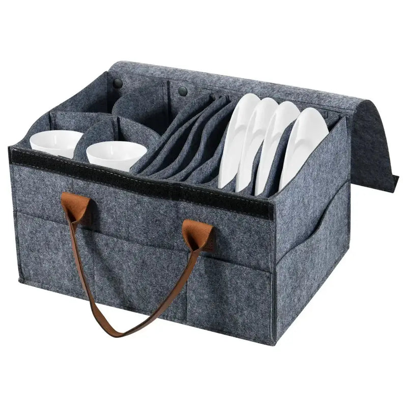 Habicare SS Thick Felt Board Dish & Cup Storage Rack for RV Thick Felt Board Dish & Cup Storage Rack for RV