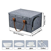 Habicare SS Thick Felt Board Dish & Cup Storage Rack for RV Thick Felt Board Dish & Cup Storage Rack for RV