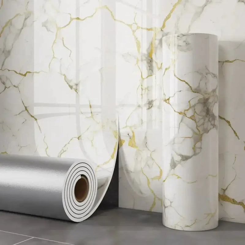 Thick Foam Marble Peel & Stick Wallpaper (available in 8 designs) – view 6