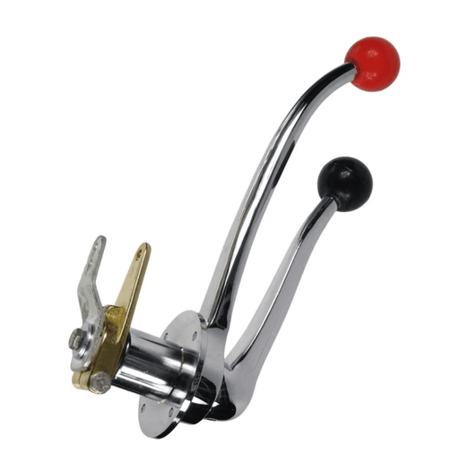 Absolute Marine Throttle and Shift Control Levers Chrome Plated Brass 165mm 200mm Smooth Precision for Boat Owners