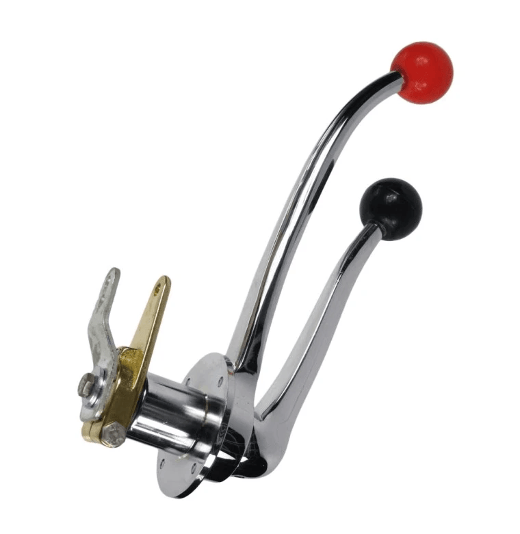 Absolute Marine Throttle and Shift Control Levers Chrome Plated Brass 165mm 200mm Smooth Precision for Boat Owners