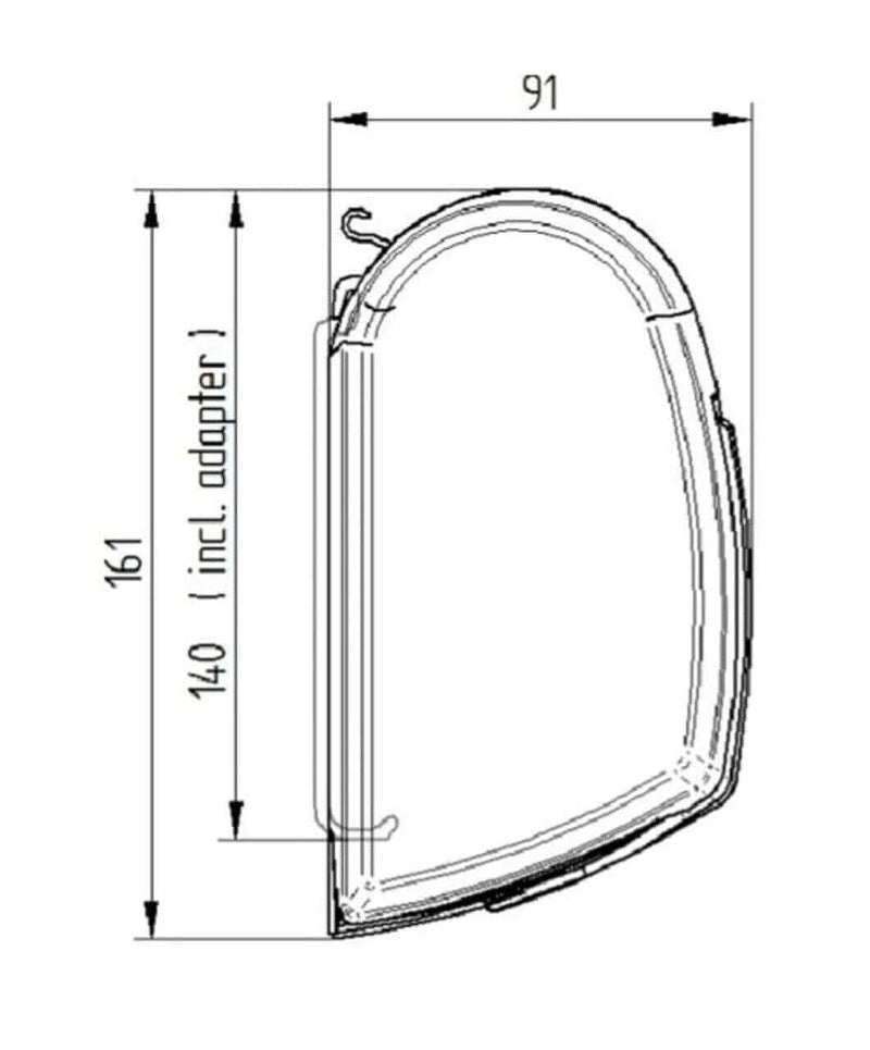 Thule 5200 Awning Mystic Grey 3.5m In Store – view 6