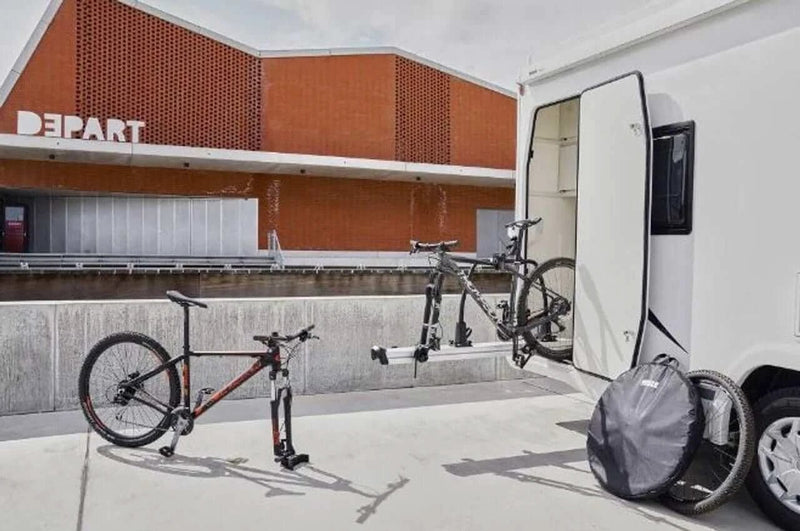 Thule VeloSlide Fork Mount Adapter Quick Release Kit For Space Saving Bike Transport In RVs – view 2