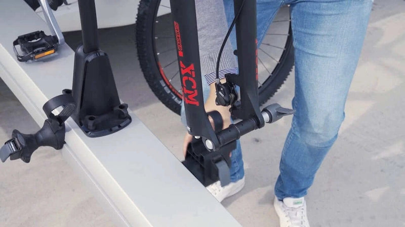 Thule VeloSlide Fork Mount Adapter Thru Axle Kit For Low Profile Front Rack In Tight Spaces – view 4