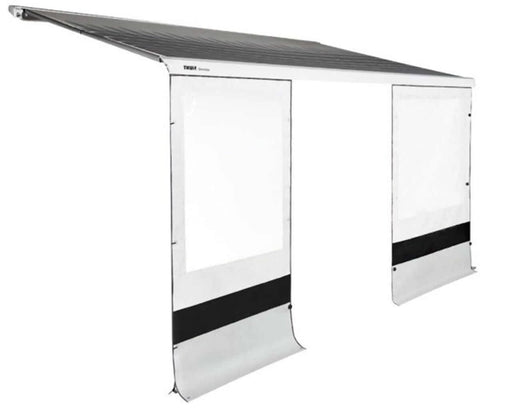 Thule Rain Blocker Front Privacy Panel for Awnings Universal Fit Wind and Rain Protection Keeps Light
