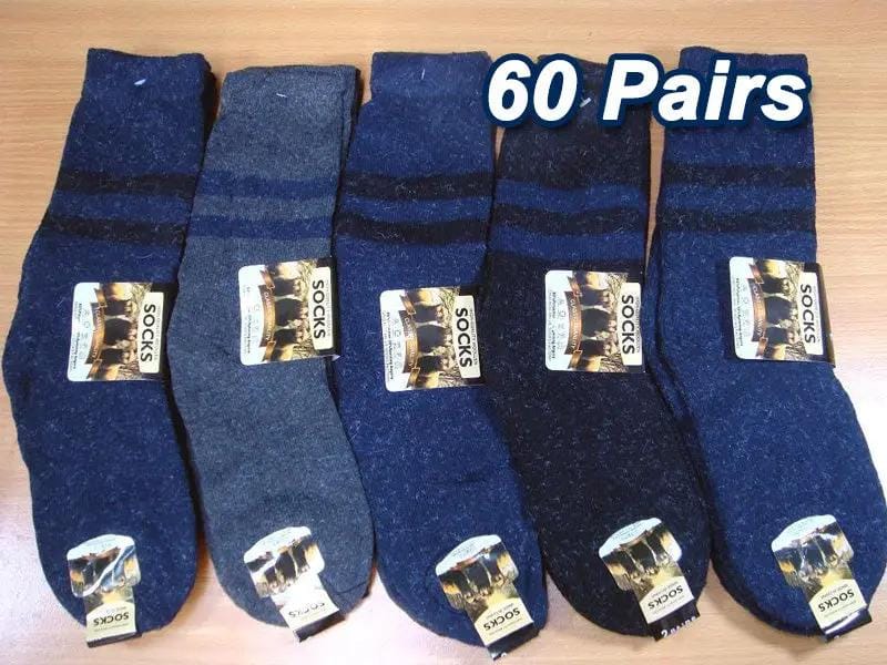 dealonline.co.nz dealonlinenz (60 Pairs) Men's Thermal/Work Socks (60 Pairs) Men's Thermal/Work Socks