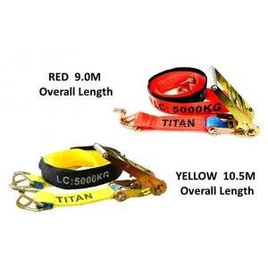 HES NZ LTD Tie-Downs Tiedown - 5T Titan Rat HK/KPR Yellow 10m Tiedown 5T Titan Rat HK/KPR Yellow 10m HES NZ LTD