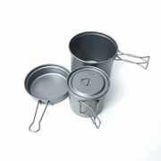 Titanium Camping Cookware Set - Ultralight Pot & Pan | Premium Backpacking Gear – view 1