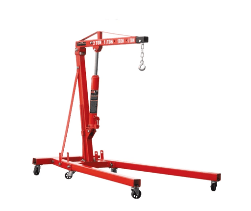 Foldable Engine Hoist 2 Ton With Leveler Torin Big Red Portable Heavy Duty Garage Tool For Auto Pros