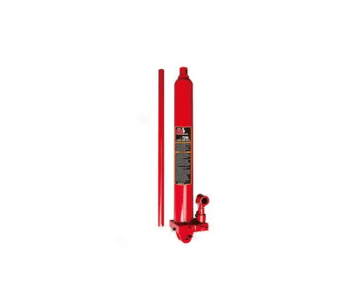 Torin Big Red 5 Ton Long Ram Jack For Engine Hoist With Welded Mounts And Chrome Ram For Mechanics