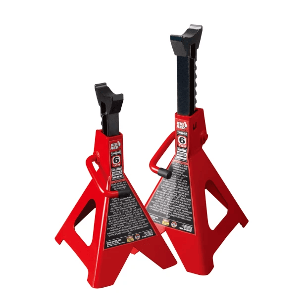 Torin Big Red Axle Stand 6 Ton T46002 Heavy Duty Garage Car Lift Support For Mechanics - In Store
