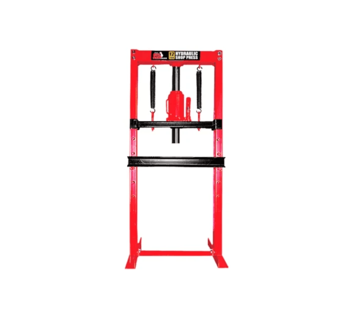 Torin Big Red TY12003 12 Ton Hydraulic Press For Garage Shops Heavy Duty H Frame Precise Straightening
