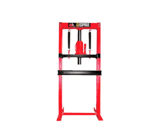 Torin Big Red TY12003 12 Ton Hydraulic Press For Garage Shops Heavy Duty H Frame Precise Straightening
