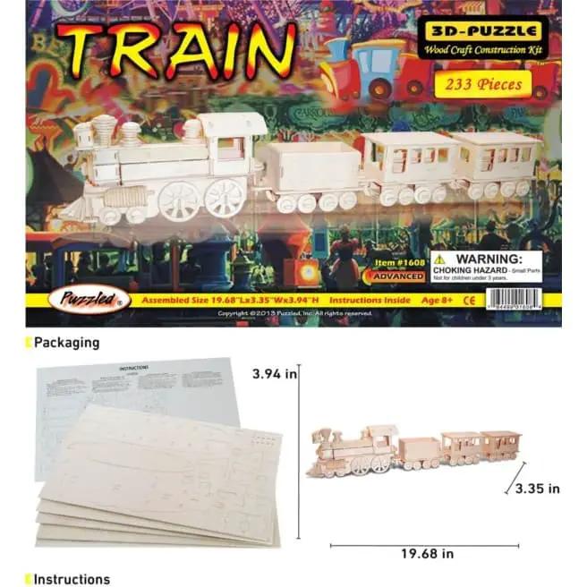 9eight5 3D Puzzle Train Train