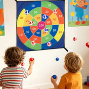 Habicare Trampoline Dart Board Game Set with Velcro Balls Trampoline Dart Board Game Set with Velcro Balls