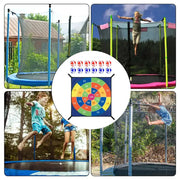 Habicare Trampoline Dart Board Game Set with Velcro Balls Trampoline Dart Board Game Set with Velcro Balls