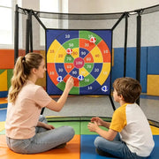 Habicare Trampoline Dart Board Game Set with Velcro Balls Trampoline Dart Board Game Set with Velcro Balls