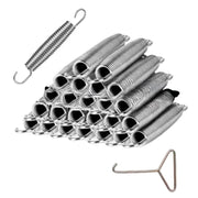 Habicare HBC Trampoline Replacement Steel Springs (Pack of 10) Habicare Trampoline Springs & T-Hook Tool