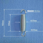 Habicare HBC Trampoline Replacement Steel Springs (Pack of 10) Habicare Trampoline Springs & T-Hook Tool