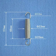Habicare HBC Trampoline Replacement Steel Springs (Pack of 10) Habicare Trampoline Springs & T-Hook Tool
